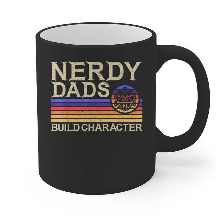Nerdy Dad RPG Gaming D20 Tabletop Games RPG Gamer Graphic Print Coffee Mug