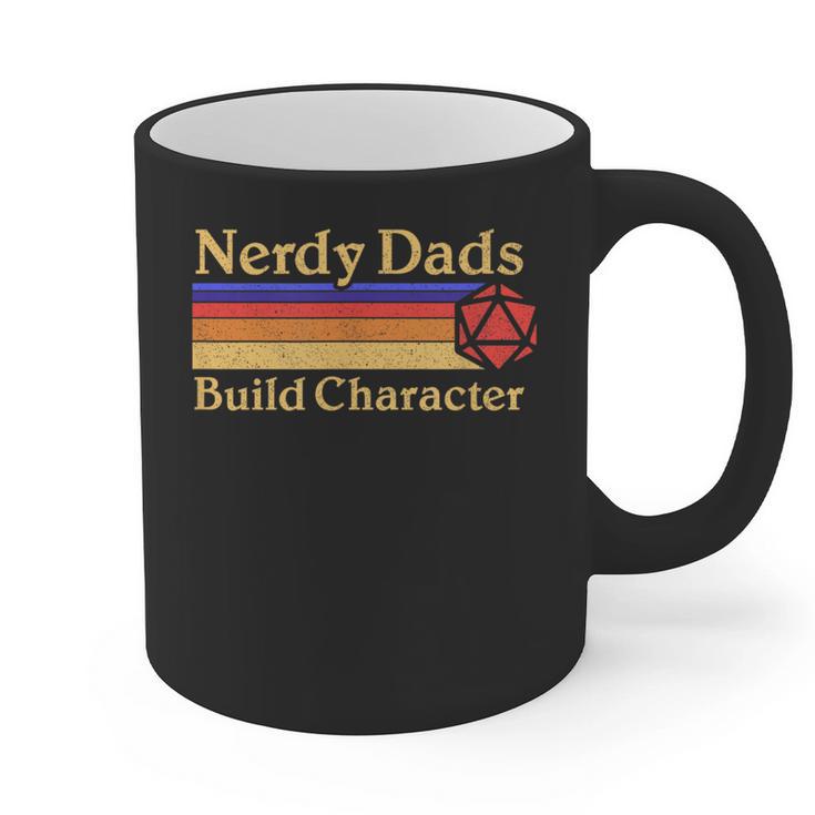 Nerdy Dads Dice For Tabletop RPG New Father Graphic Print Coffee Mug