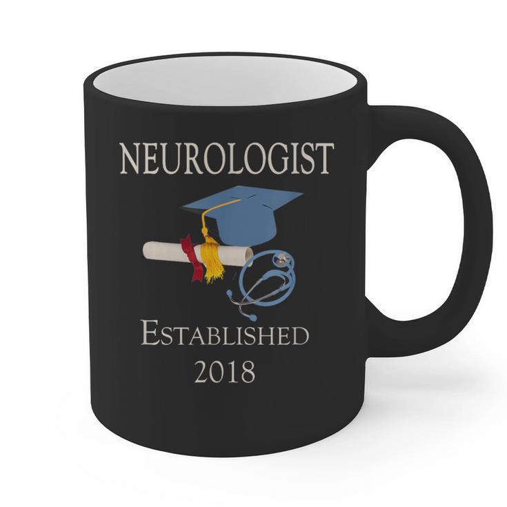 Neurologist Established 2018 Graduation Shirt Graphic Print Coffee Mug