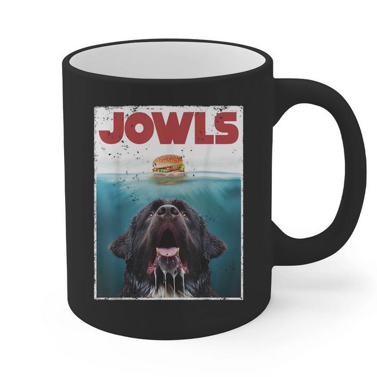 Newfoundland Dog Newfie Lab Jowls Burger Dog Mom Dad Graphic Print Coffee Mug