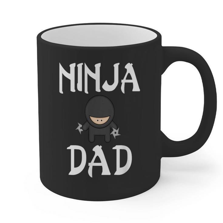 Ninja Dad Tshirt Ninja Shirt Ninja Tshirts Father Graphic Print Coffee Mug