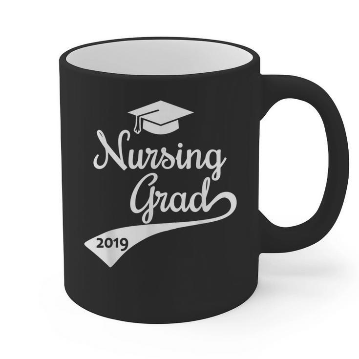 Nursing Graduate Grad 2019 Nurses Graduation Graphic Print Coffee Mug