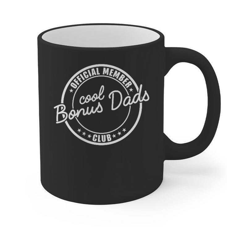 Official Member Cool Bonus Dads Club Dad Father's Day Graphic Print Coffee Mug