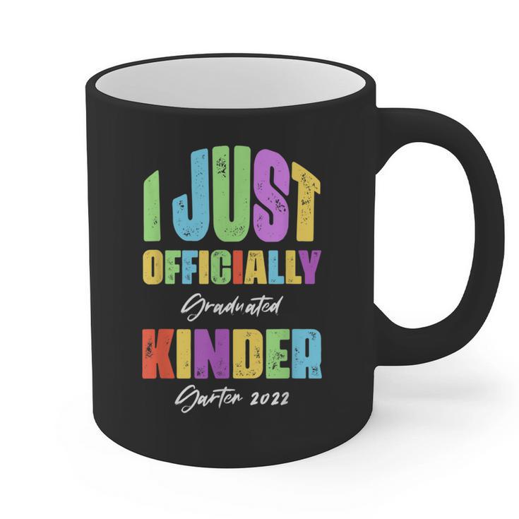 I Officially Graduated Kindergarten Graduation Class Of 2022 Graphic Print Coffee Mug