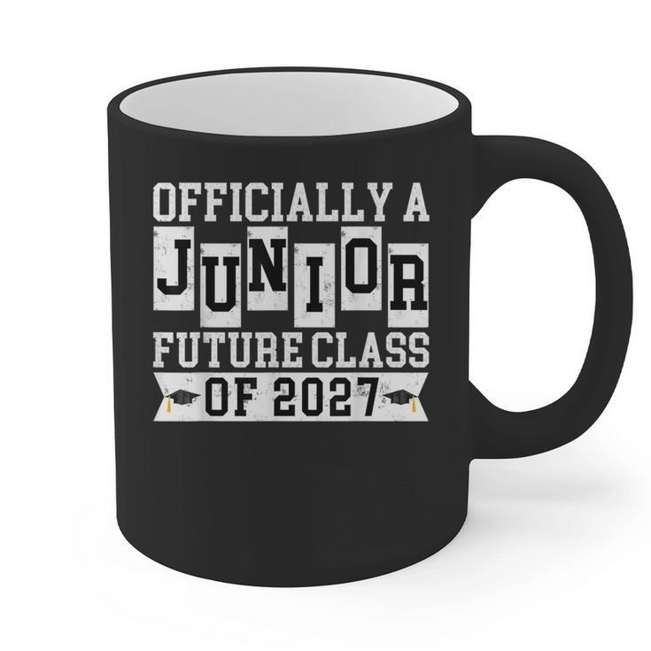 Officially a Junior Future Class Of 2027 Senior Graduation Graphic Print Coffee Mug