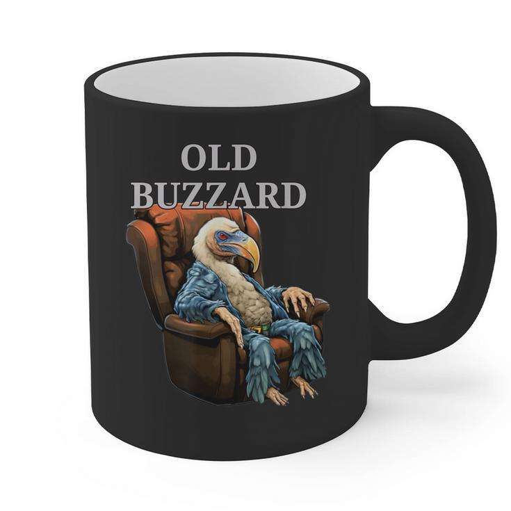 Old Buzzard Bird Old Man Grandpa Recliner Dads Joke Graphic Print Coffee Mug