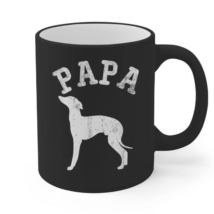 Papa ITALIAN GREYHOUND For Dad Graphic Print Coffee Mug