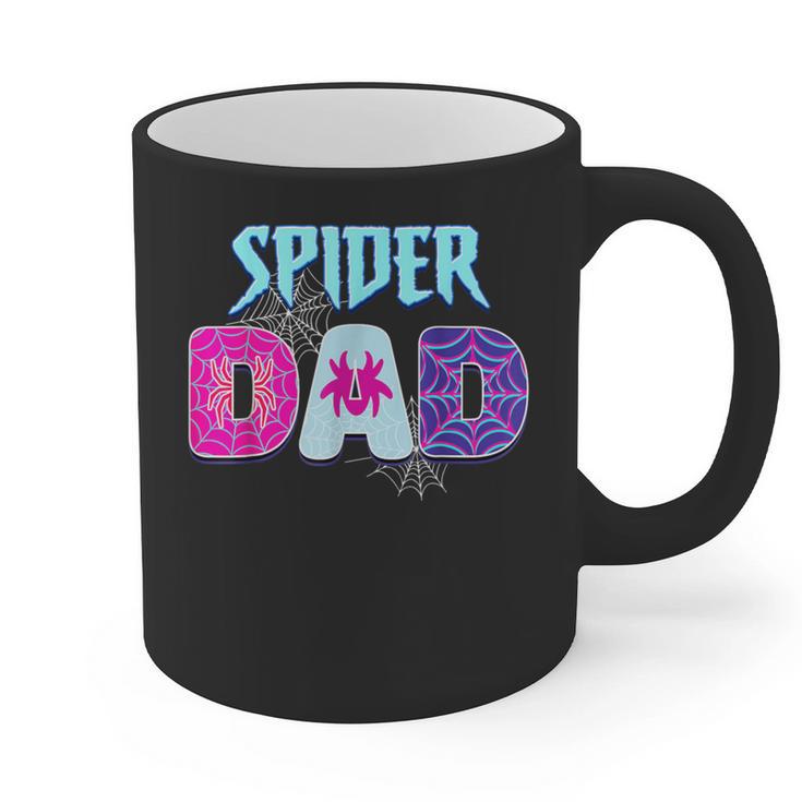 Parents Mom Spider Dad Matching Family Birthday Graphic Print Coffee Mug
