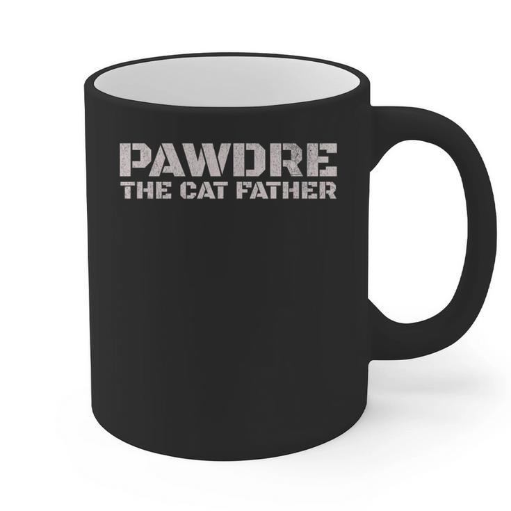 PAWDRE The Cat Father Cat Dad Feline Fathers Cat Graphic Print Coffee Mug
