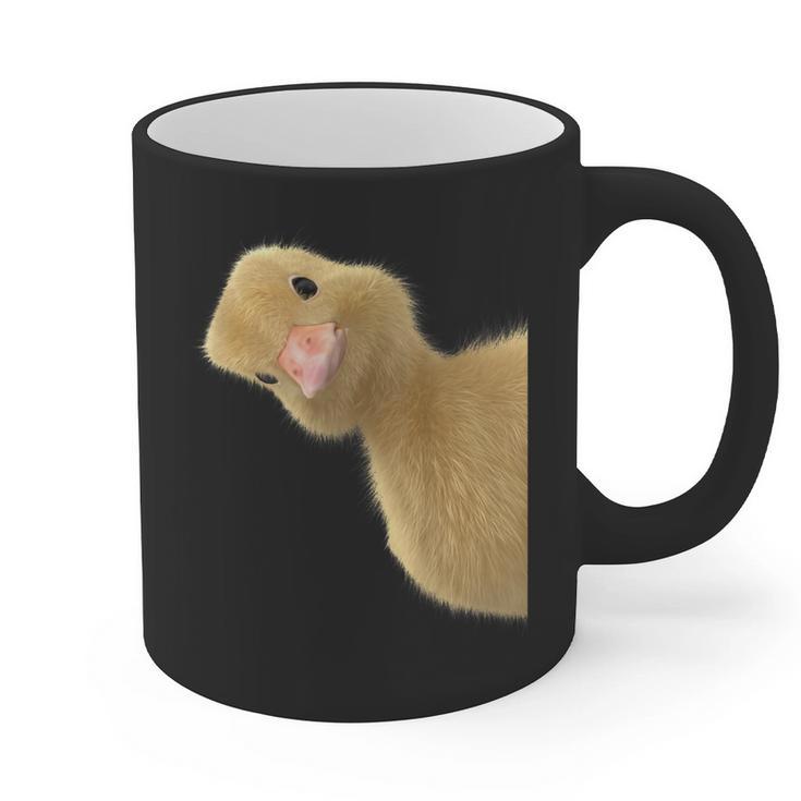 Peking Duck Peeking Chef Graduation Farm Duck Lover Graphic Print Coffee Mug