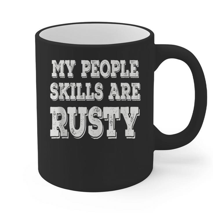 My People Skills Are Rusty Introvert SPN Moments Graphic Print Coffee Mug