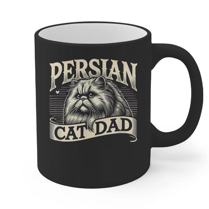 Persian Cat Dad Persian Cats Persian Cat Lover Graphic Print Coffee Mug