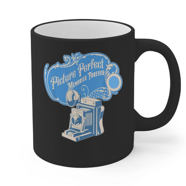 Picture Perfect Memories Forever Vintage Camera Nostalgia Graphic Print Coffee Mug