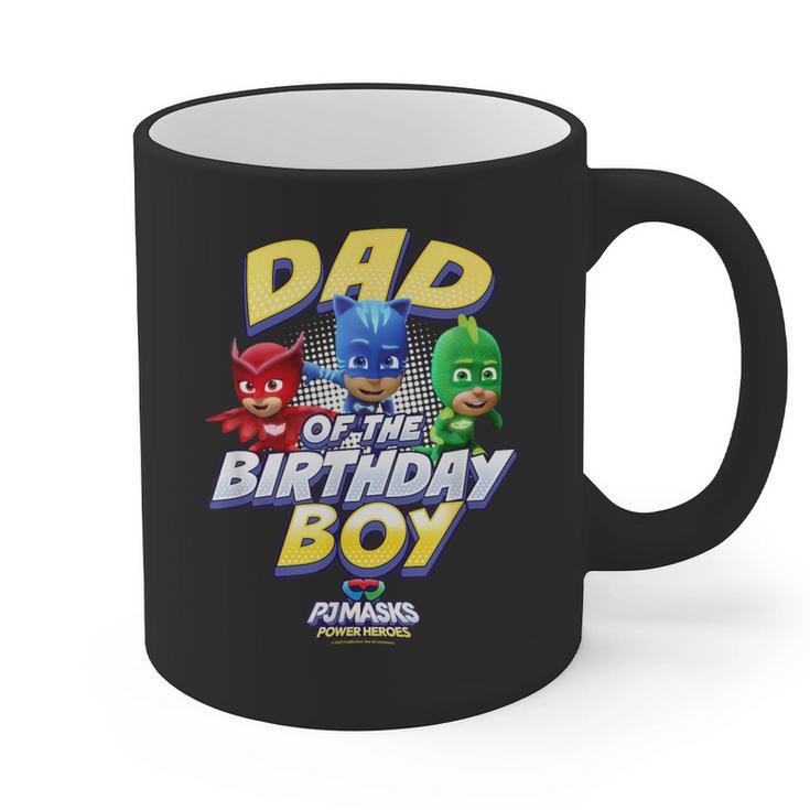 PJ Masks Group Shot Dad Of The Birthday Boy Logo Graphic Print Coffee Mug