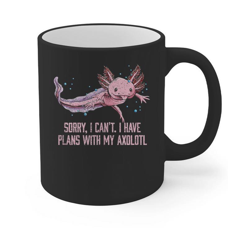 I Have Plans With My Axolotl Salamander Introvert Graphic Print Coffee Mug