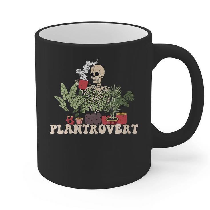 Plant Coffee Love Plantrovert Gardening Introvert Mom Graphic Print Coffee Mug