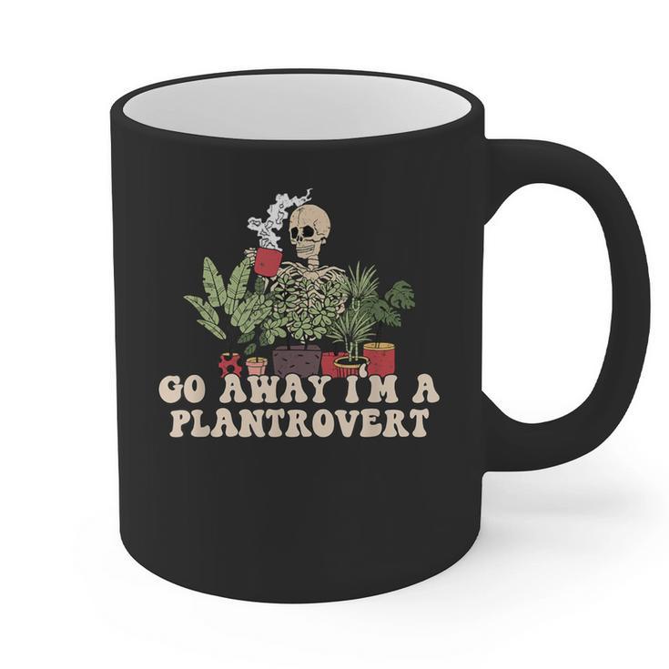 Plant Coffee Lover Plantrovert Gardening Introvert Graphic Print Coffee Mug