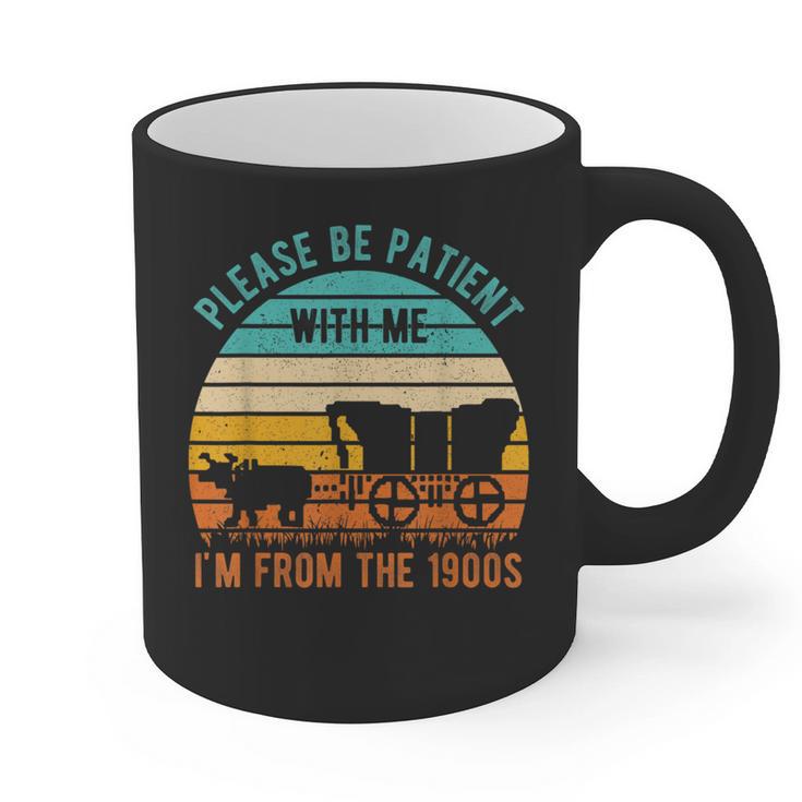 PLEASE BE PATIENT I'M FROM THE 1900s Vintage 1900s 90s Graphic Print Coffee Mug