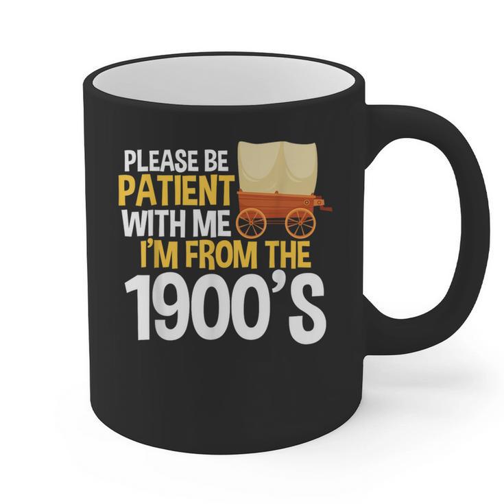 Please Be Patient With Me I'm From The 1900s Vintage Oregon Graphic Print Coffee Mug