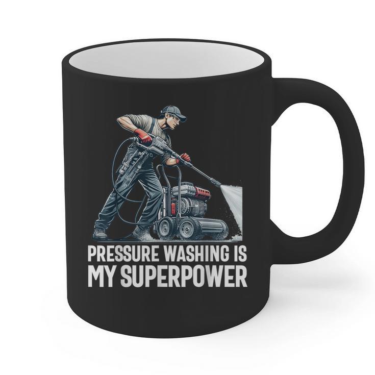 Power Washing Pressure Washing For Washer Dad Men Grandpa Graphic Print Coffee Mug