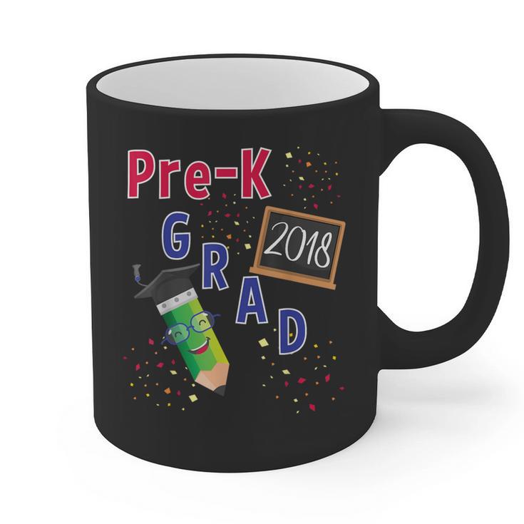 Pre Kindergarten Graduation 2018 Fun Graduate Shirt For Kids Graphic Print Coffee Mug