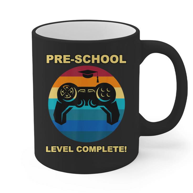 Pre-School Level Complete Graduation Video Gamer Preschool T Graphic Print Coffee Mug