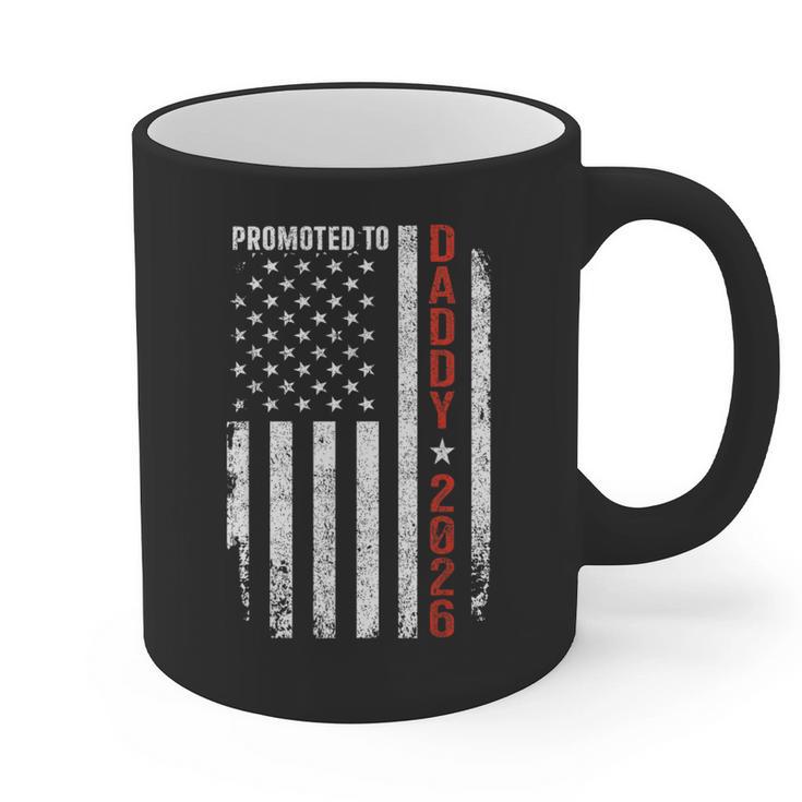 Promoted To Daddy 2026 Graphic Print Coffee Mug