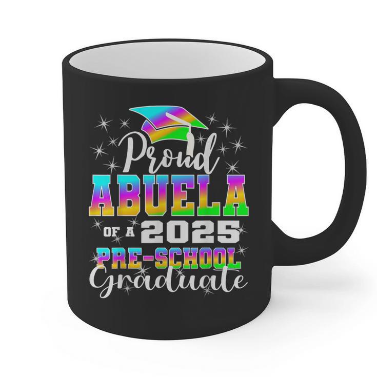 Proud Abuela Of Preschool Graduate 2025 Graduation Graphic Print Coffee Mug