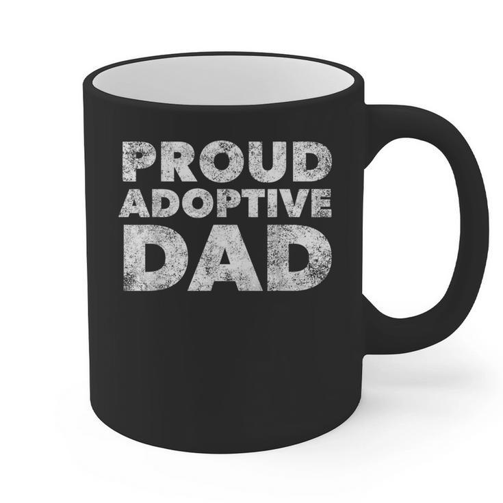 Proud Adoptive Dad Adoption Proud Father Graphic Print Coffee Mug