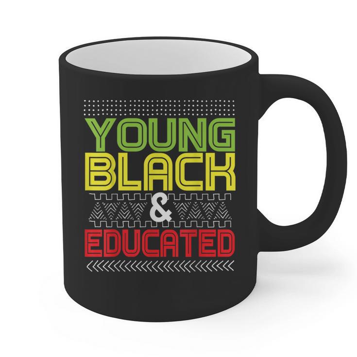 Proud African American Educated Graduation Graphic Print Coffee Mug