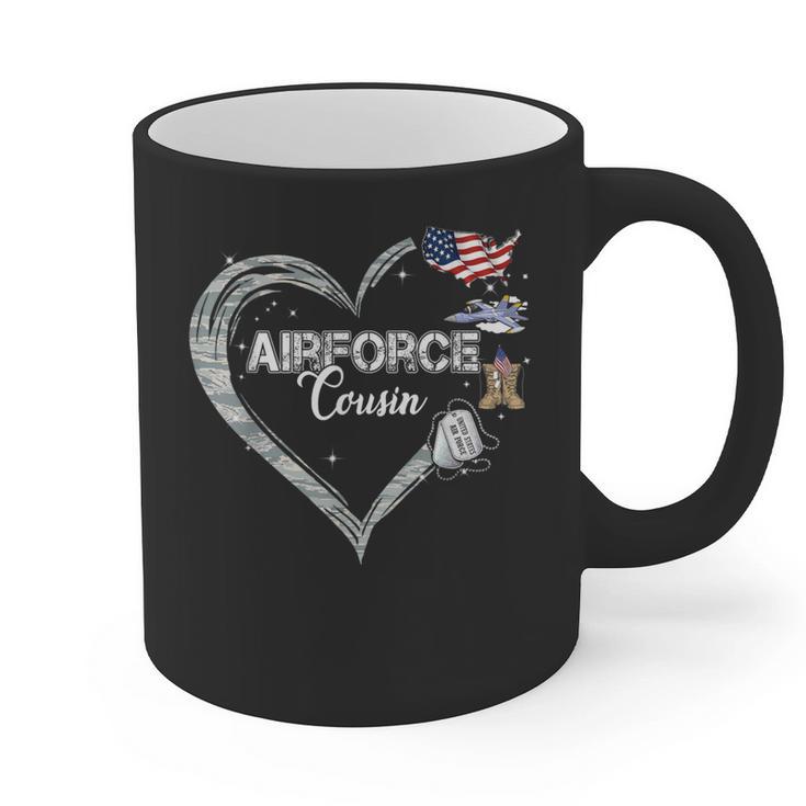 Proud Air Force Cousin Air Force Graduation Cousin USAF Graphic Print Coffee Mug