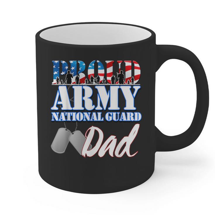 Proud Army National Guard Dad Fathers Day Shirt Men Graphic Print Coffee Mug