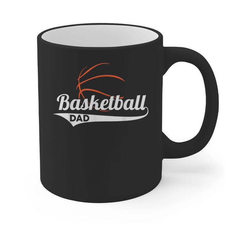 Proud Basketball Dad T-Shirt Graphic Print Coffee Mug