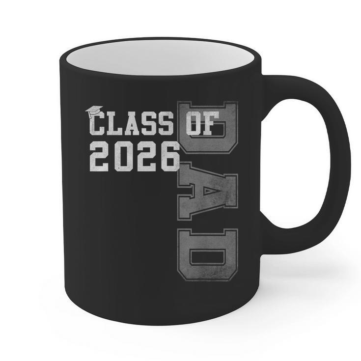 Proud Dad Of A 2026 Graduate Grad Senior Father Graduation Graphic Print Coffee Mug