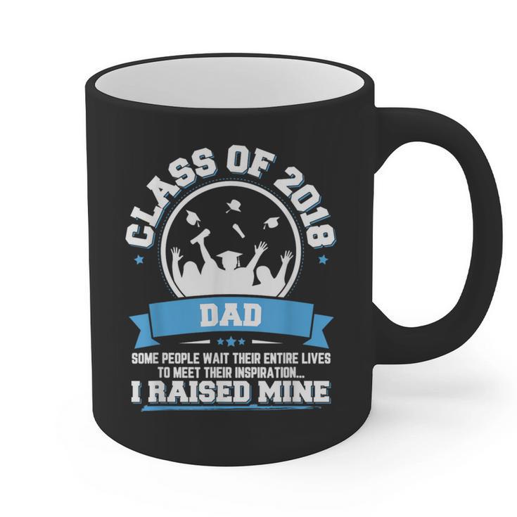 Proud Dad Of A Class Of 2018 Graduate TShirt Graduation Graphic Print Coffee Mug