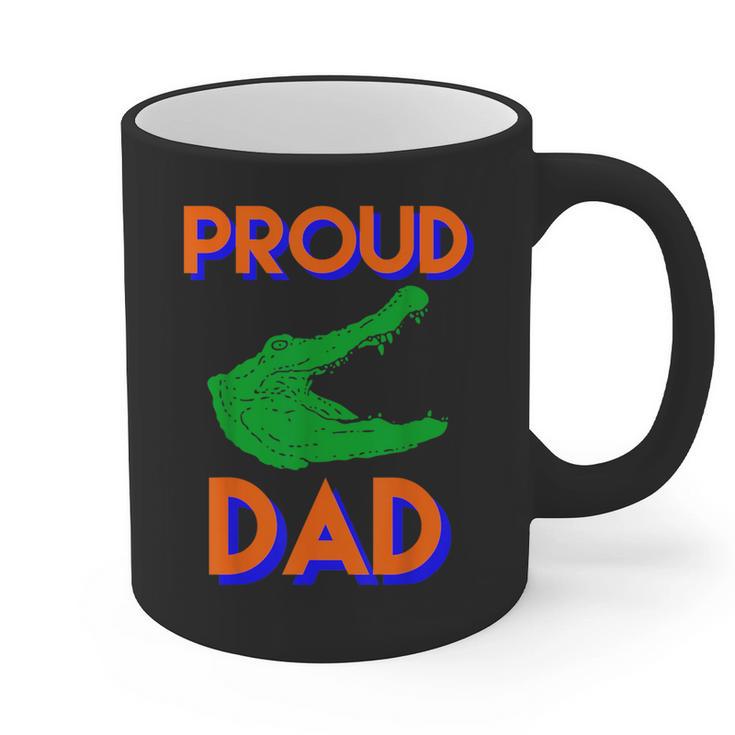 Proud Dad Of A Gator Unique Idea For Fathers Day Graphic Print Coffee Mug