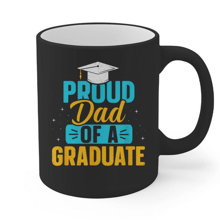 Proud Graduation Dad Father Of Graduates Graphic Print Coffee Mug