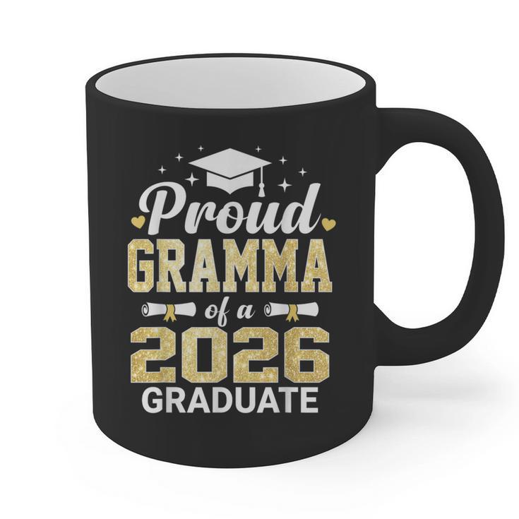 Proud Gramma Of A 2026 Graduate Class Of Graduation Graphic Print Coffee Mug