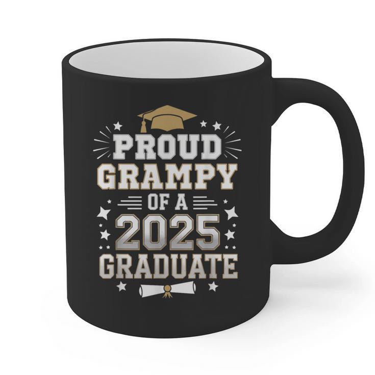 Proud Grampy Of A Class Of 2025 Graduate Senior Graduation Graphic Print Coffee Mug