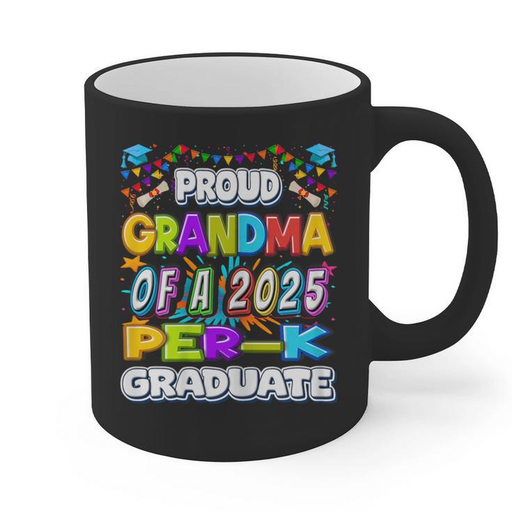 Proud GRANDMA Of a 2025 PRE-K Graduate -Graduation Graphic Print Coffee Mug