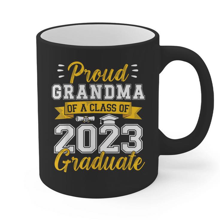 Proud Grandma Of a Class Of 2023 Graduate Senior Graduation Graphic Print Coffee Mug
