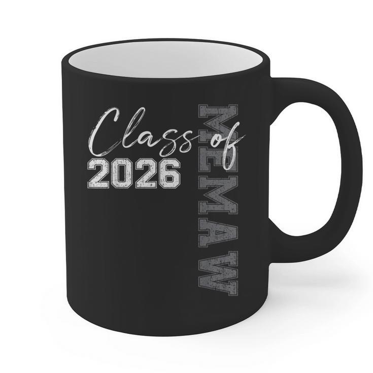 Proud Memaw Of A Class Of 2026 Graduate Senior 26 Graduation Graphic Print Coffee Mug