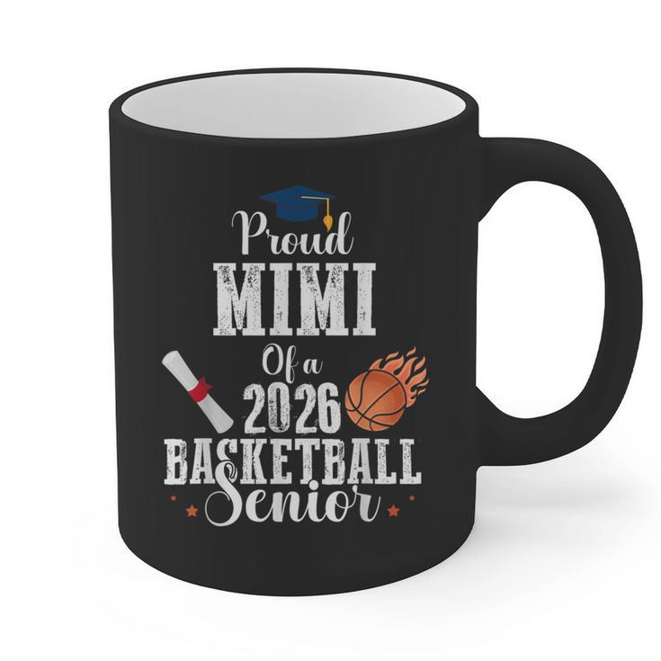 Proud MIMI Of 2026 Basketball Senior Class Graduation Graphic Print Coffee Mug