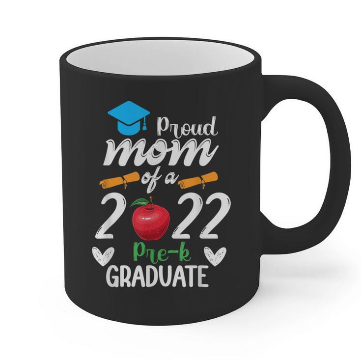 Proud Mom Of 2022 Pre K Graduate Graduation Graphic Print Coffee Mug