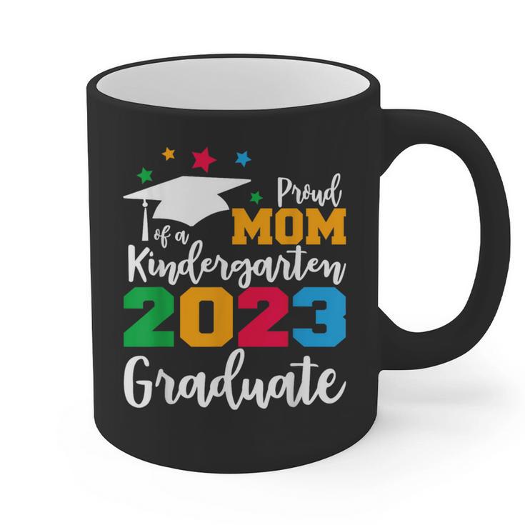 Proud Mom Of A 2023 Graduate Senior 2023 Graduation 23 Graphic Print Coffee Mug