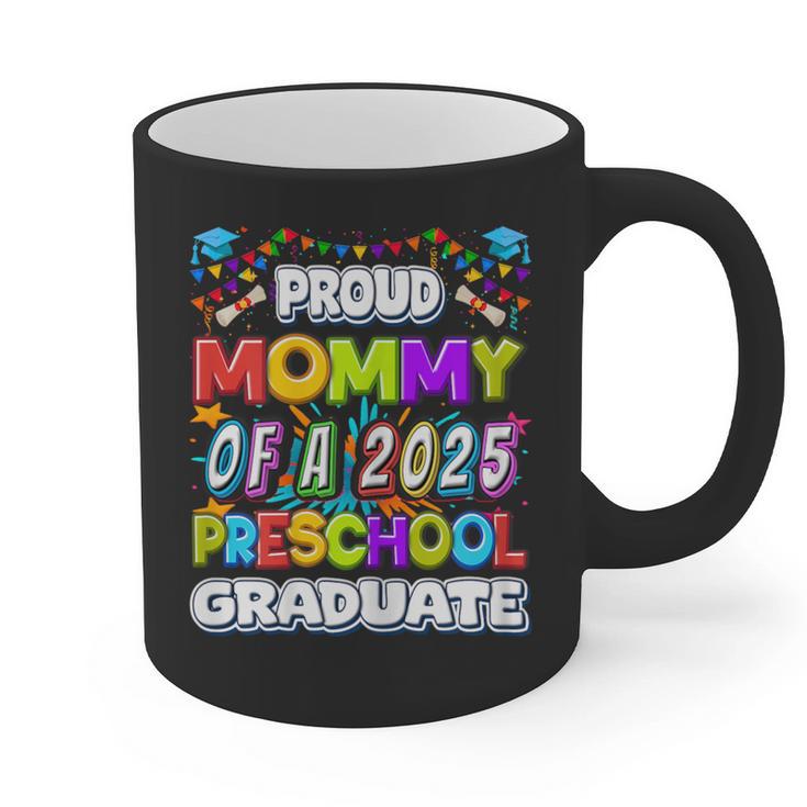 Proud MOMMY Of a 2025 Preschool Graduate Graduation Graphic Print Coffee Mug