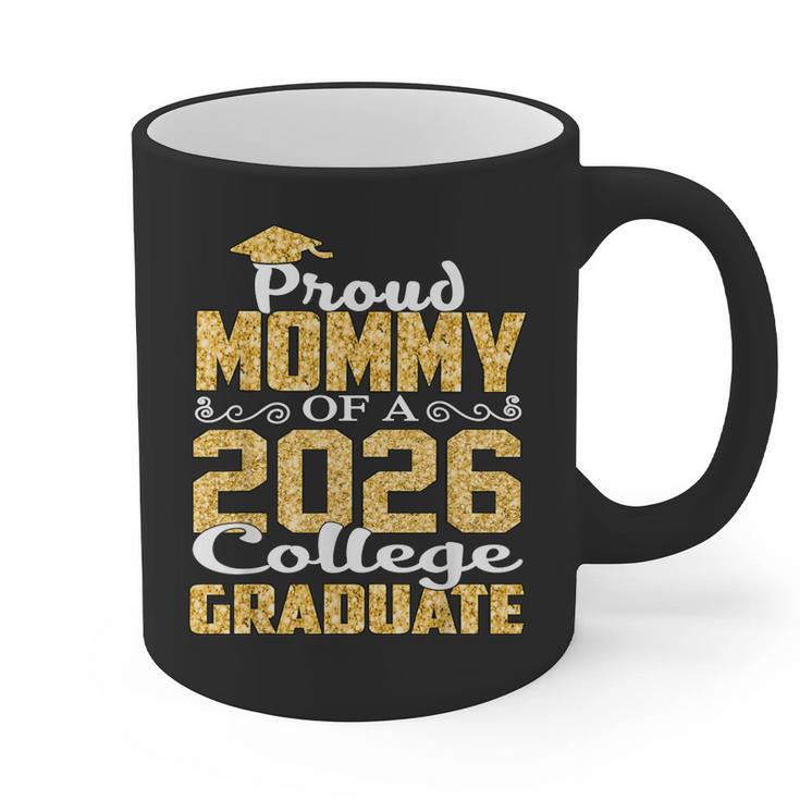 Proud Mommy Of A 2026 College Graduate Shirt Graduation Graphic Print Coffee Mug