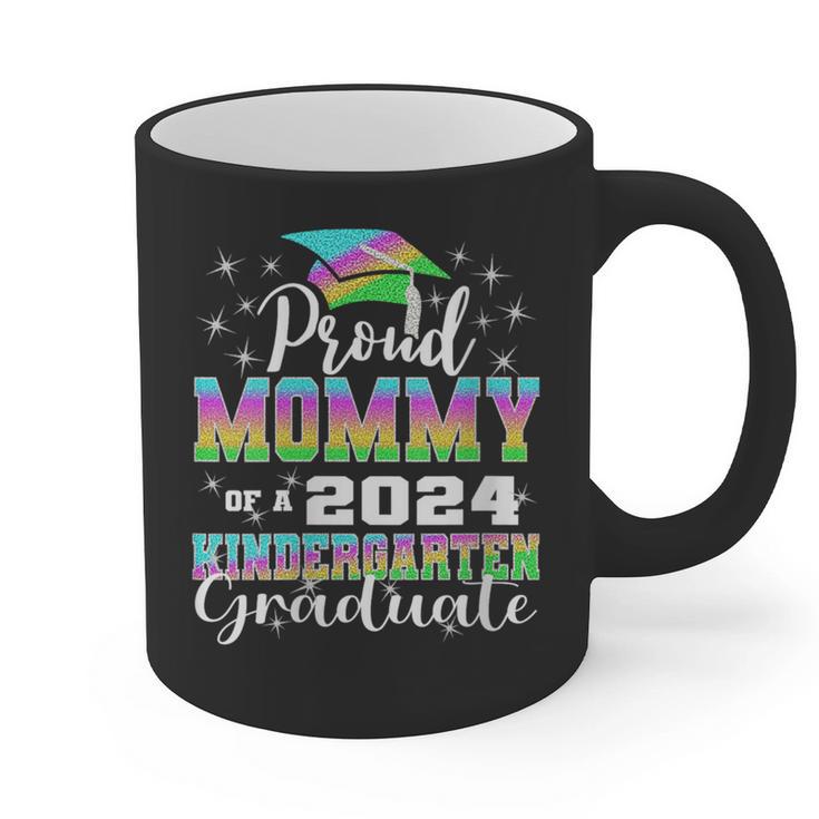 Proud Mommy Of Kindergarten Graduate 2024 Graduation Mommy Graphic Print Coffee Mug