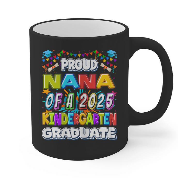 Proud NANA Of a 2025 Kindergarten Graduate Graduation Graphic Print Coffee Mug