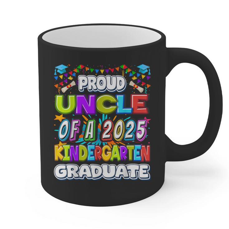 Proud UNCLE Of a 2025 Kindergarten Graduate Graduation Graphic Print Coffee Mug